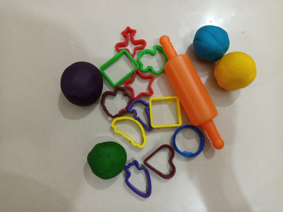 Playdough Cutters & Roller Set